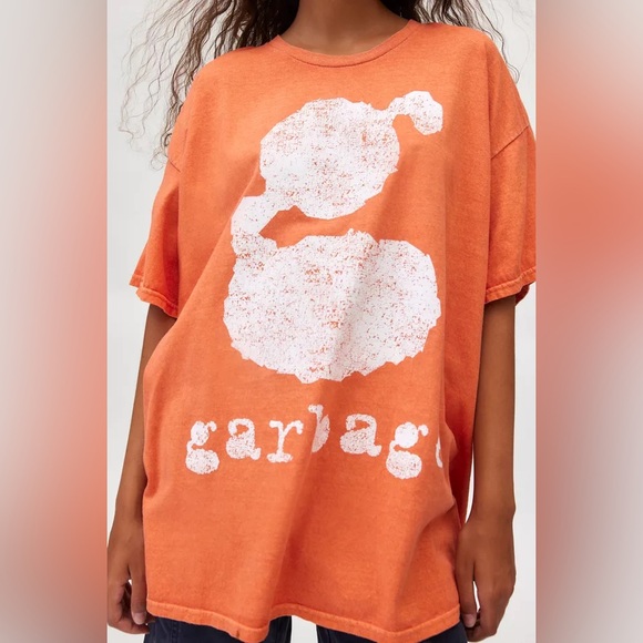Urban Outfitters Tops - Urban Outfitters Garbage Band Graphic T-Shirt Dress Size Oversized L/XL